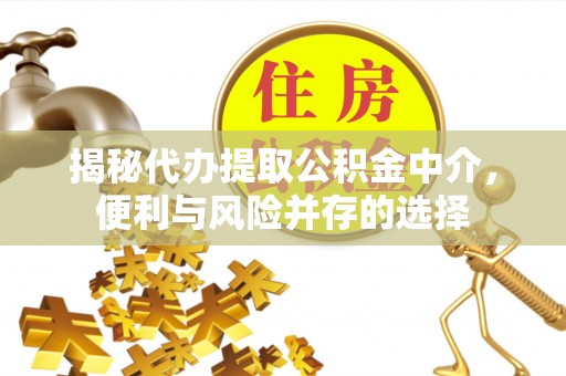 淮北揭秘代办提取公积金中介，便利与风险并存的选择